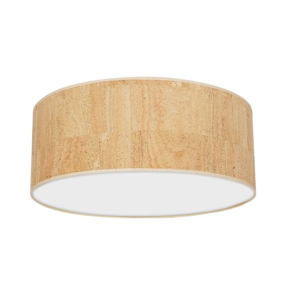 Lampa sufitowa CORK White/Cork 3xE27  ?50cm