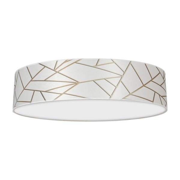 Lampa sufitowa ZIGGY WHITE White/Gold 3xE27 ?60cm