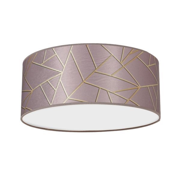 Lampa sufitowa ZIGGY PINK Gold/Pink 2xE27 ?40cm
