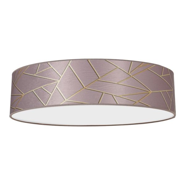 Lampa sufitowa ZIGGY PINK Gold/Pink 3xE27 ?60cm