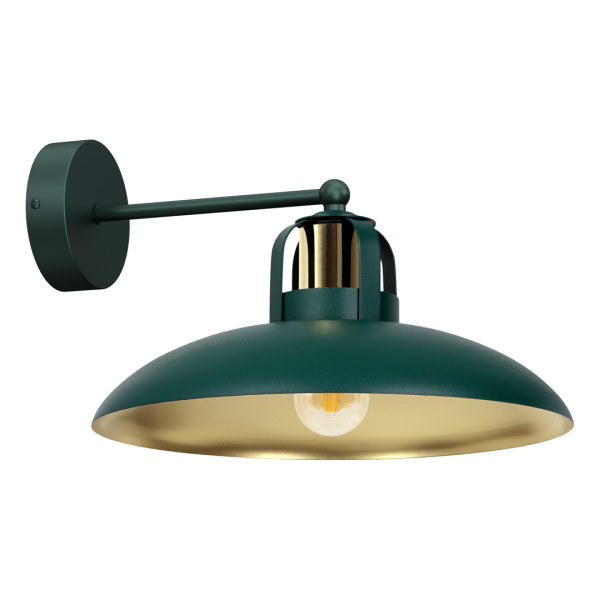 FELIX GREEN/GOLD zidna svjetiljka 1xE27