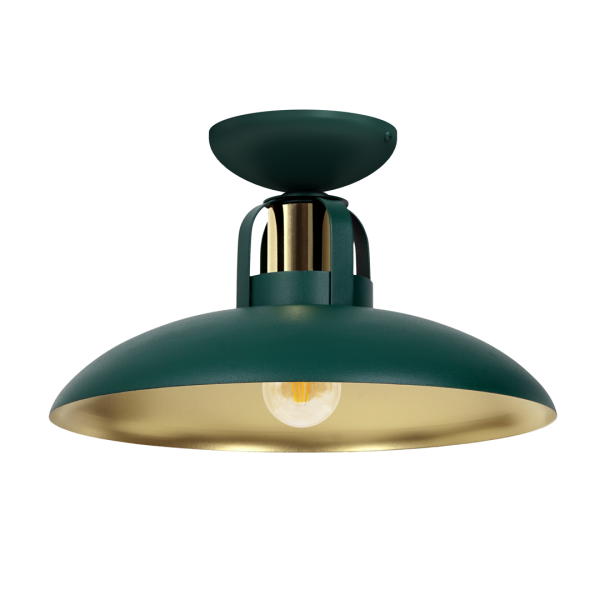 FELIX GREEN/GOLD stropna svjetiljka 1xE27