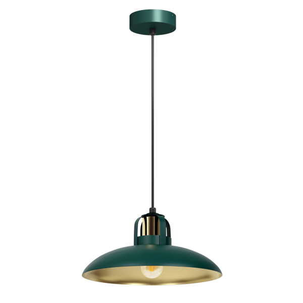 FELIX GREEN/GOLD viseća lampa 1xE27