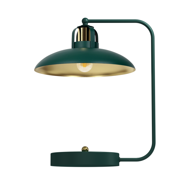 FELIX GREEN/GOLD stolna lampa 1xE27