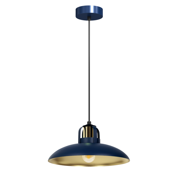 FELIX NAVY BLUE/GOLD viseća lampa 1xE27