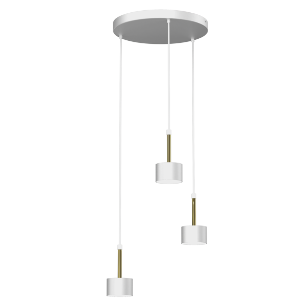 ARENA WHITE/GOLD 3xGX53 viseća lampa