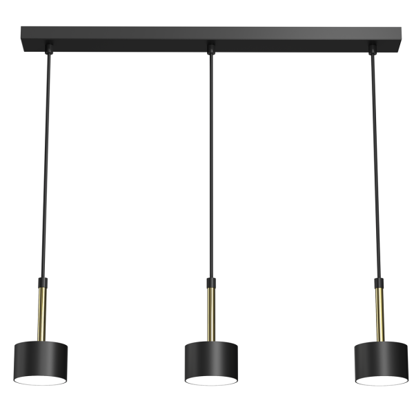 ARENA BLACK/GOLD 3xGX53 viseća lampa