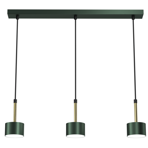ARENA GREEN/GOLD 3xGX53 viseća svjetiljka