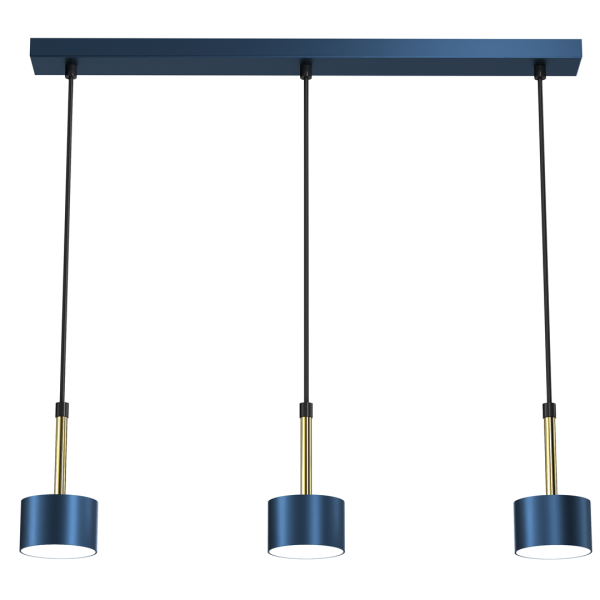 ARENA BLUE/GOLD 3xGX53 viseća lampa
