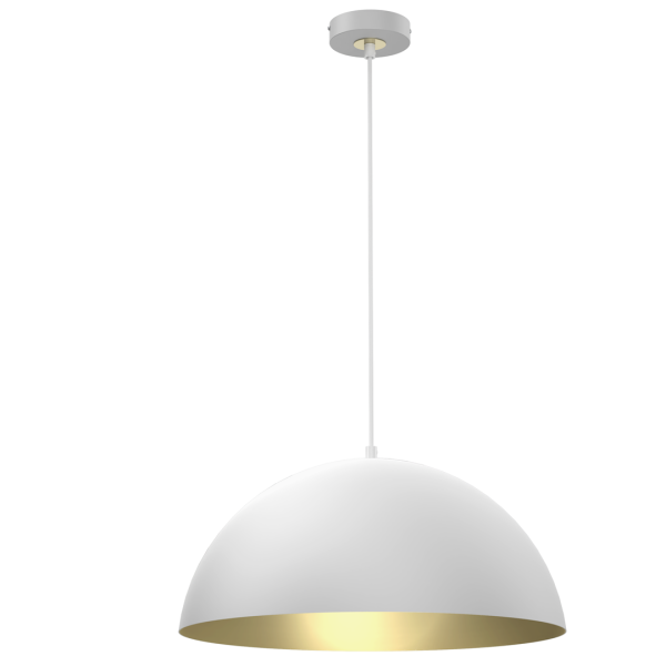 BETA WHITE/GOLD viseća lampa 1xE27 45cm