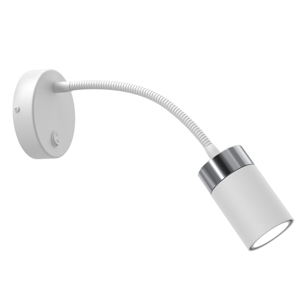 Zidna flex JOKER WHITE/CHROME 1xGU10