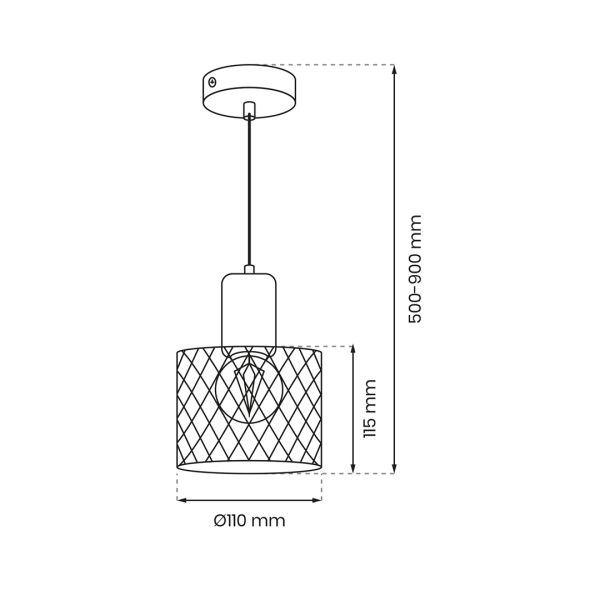 SOBRESA viseća lampa 1xE27 - Image 4