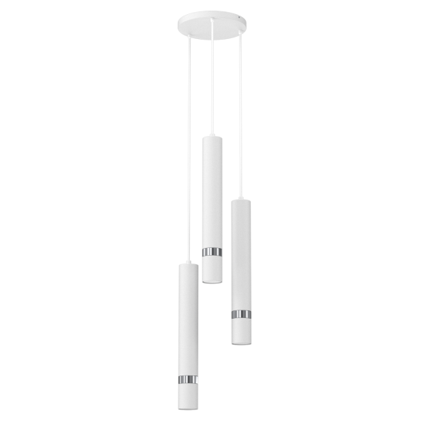 Lampa viseća JOKER WHITE/CHROME 3xGU10