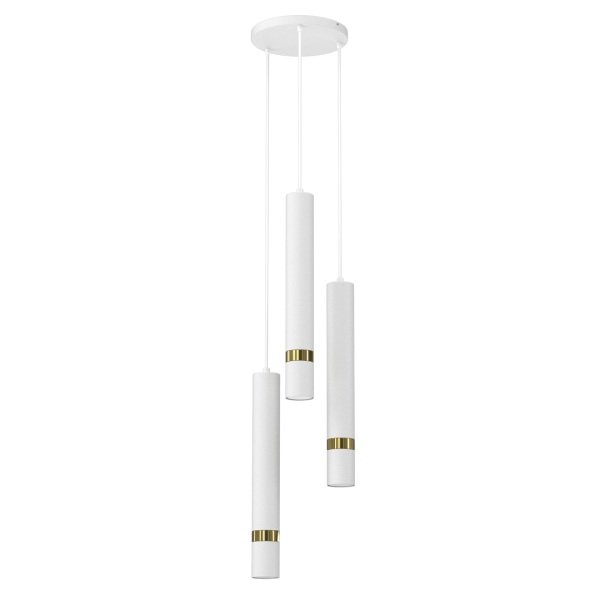 Lampa viseća JOKER WHITE/GOLD 3xGU10