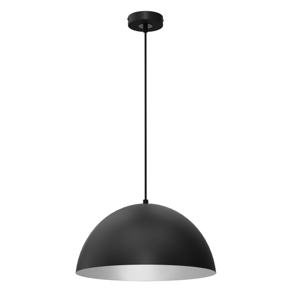 BETA CRNO/BIJELA viseća lampa 1xE27 35cm