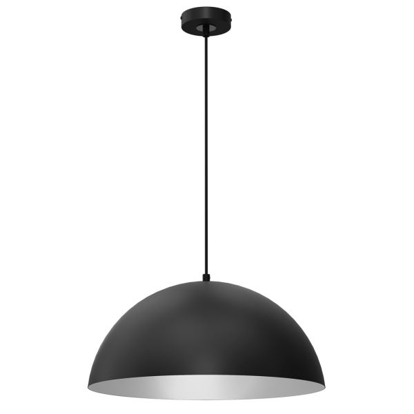 BETA CRNO/BIJELA viseća lampa 1xE27 45cm