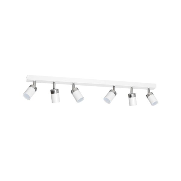 Lampa stropna JOKER WHITE/CHROME 6xGU10