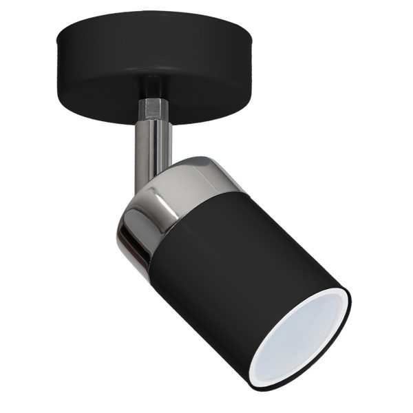 JOKER BLACK/KROM zidna lampa 1xGU10