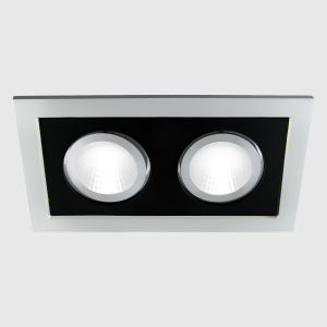 BORYS L SREBRNO/CRNA GU10/MR16 IP20