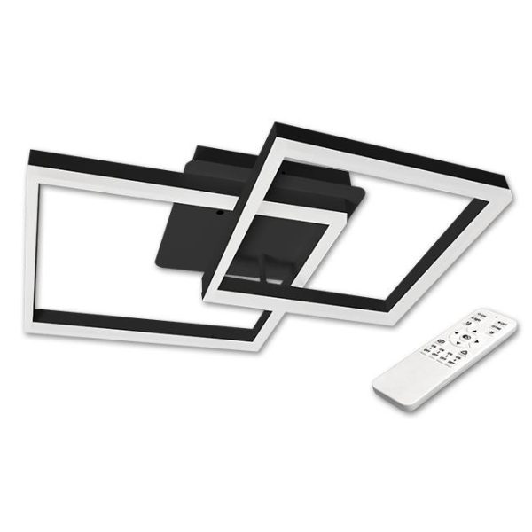 Galaxis Herkules LED luster 70W 54x54x13cm crni