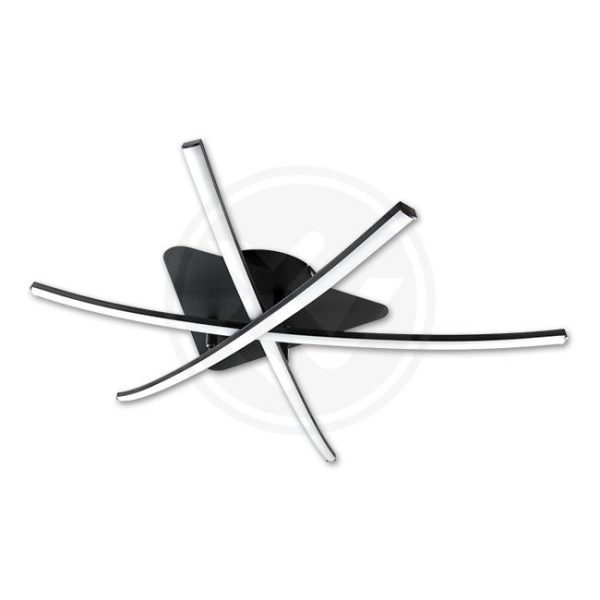 LED luster Modena Loria 4000K 29W 62cm crni