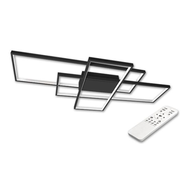 Galaxis Pegasus LED luster 130W 105x50x8 cm crni
