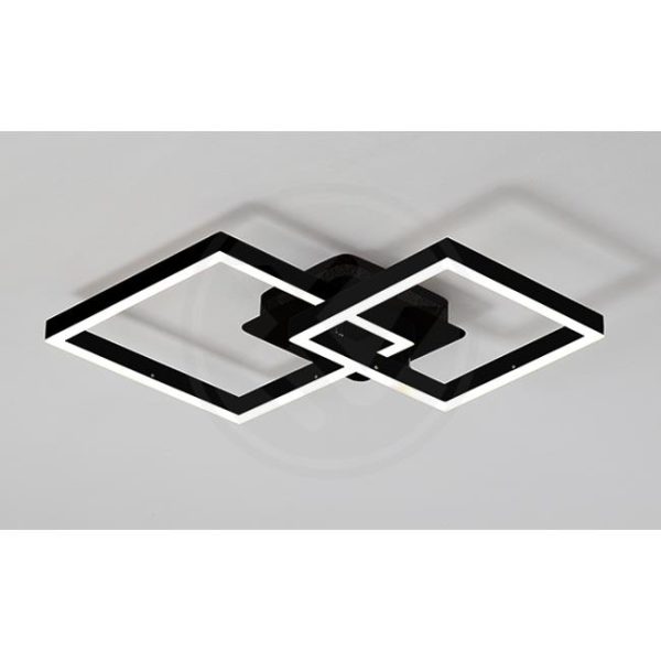 Galaxis Herkules LED luster 70W 54x54x13cm crni - Image 3