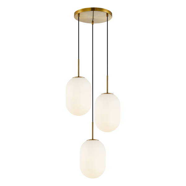 ALIAS GOLD viseća lampa 3xE14 krug