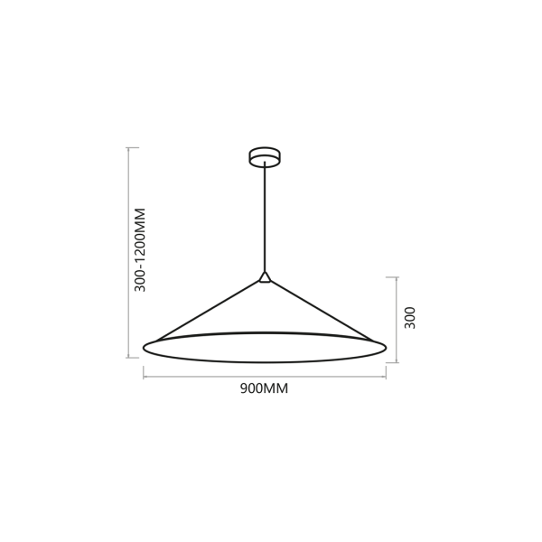 Fuji viseća lampa Ø90cm 1xE27 - Image 4