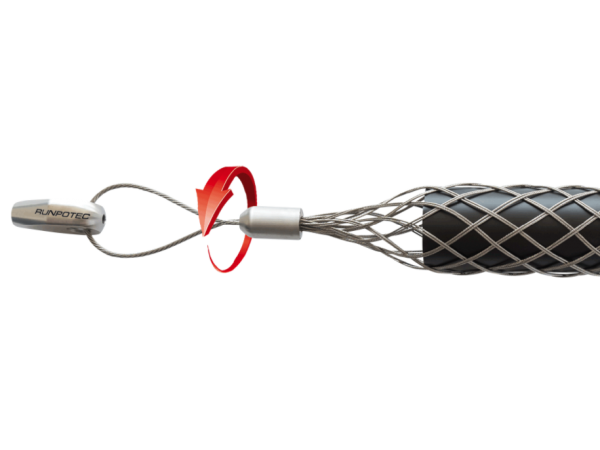 Hvat za provlačenje kablova za omčom i zakretanjem 50-60mm RUNPOTEC RTG Ø 12 mm navoj i dodatan navoj RTG Ø 6 mm - Image 3