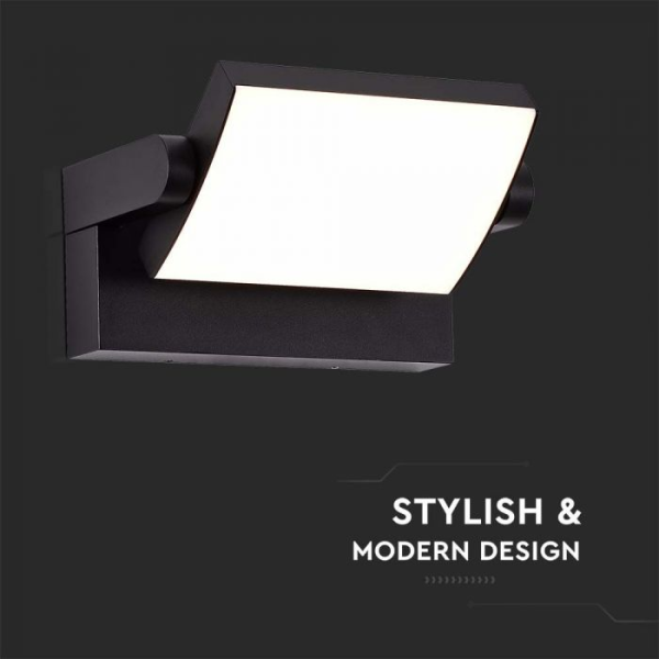 Zidna LED svjetiljka 17W 4000K - IP65 crna 2937 . - Image 4