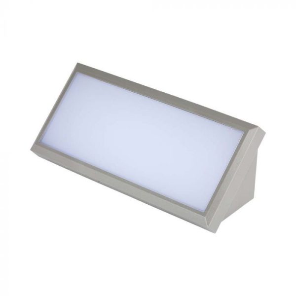 Zidna lampa 12W 4200K - IP65 siva