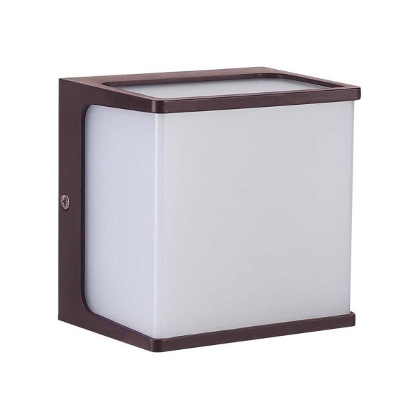 Zidna lampa 8W 4000K - IP65 smeđa