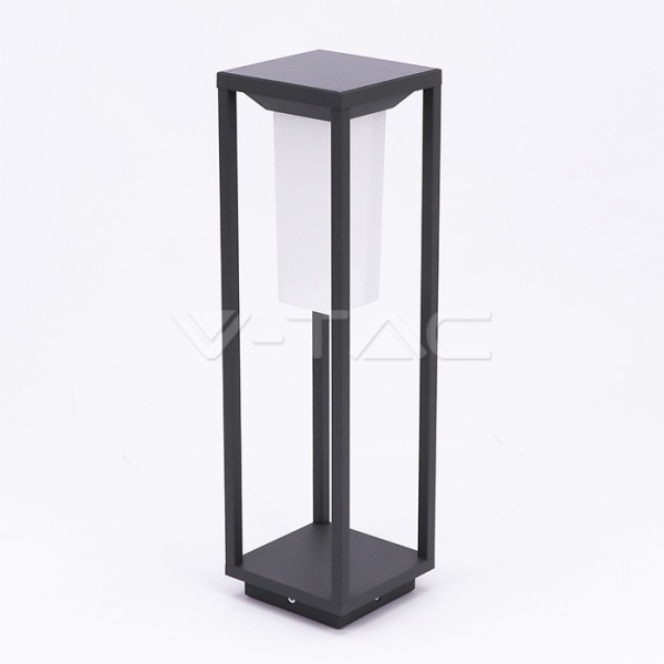 LED solarna lampa SAMSUNG čip 3000K, siva