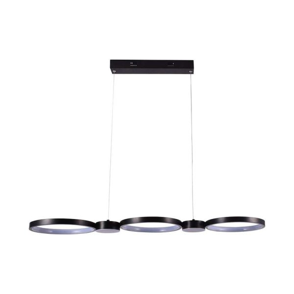38W LED dizajnerska viseća svjetiljka crna 4000K