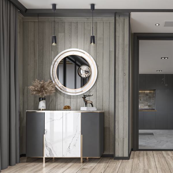 CVIJET CRNO ZLATO VISEĆA LAMPA 1xGU10 - Image 3