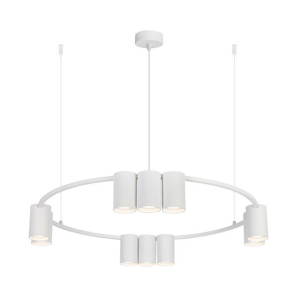 Viseća lampa (krug) GENESIS BIJELA 10xGU10