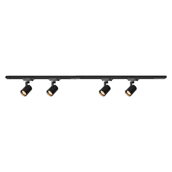 Volf Track Set crna 4xGU10 1.5m