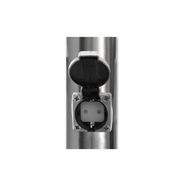 E27 Manila LED vrtna svjetiljka, grlo 65cm, srebrna - Image 2