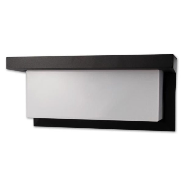 Zidna svjetiljka Lagos 1x27 crna + Led žarulja 10,5W 4000K