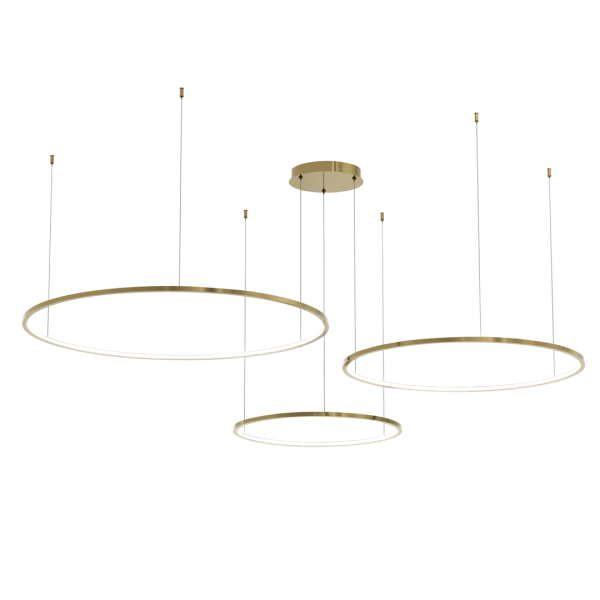SATURNO ZLATNA VISEĆA LAMPA 100W LED
