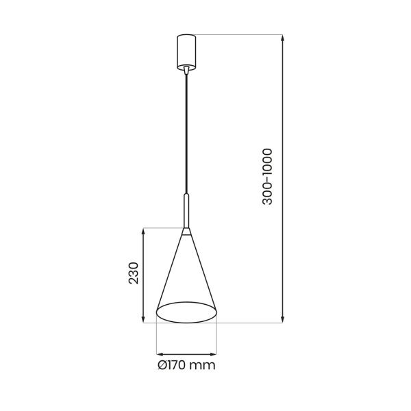 VISEĆA LAMPA CAPITAL BIJELA Ø17CM 1XGX53 - Image 4
