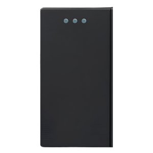 Mehanički modul 1/2 za jednopolni prekidač s fluorescentnom indikacijom, crni