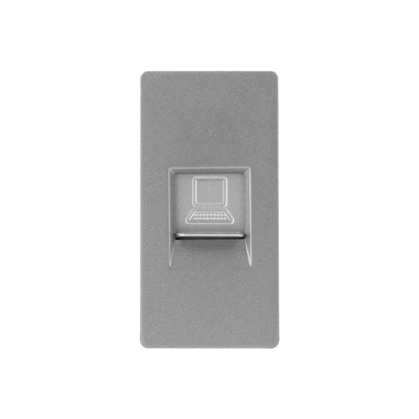 Modul 1/2 za Internet CAT6, sivi