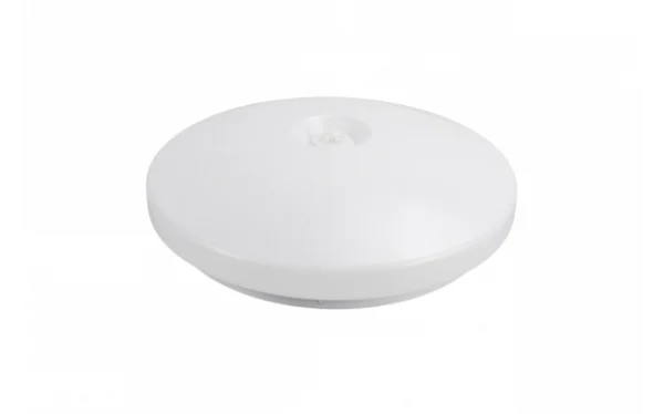 LED vanjska stropna svjetiljka bijela PIR-SENSOR 2xE27 grlo