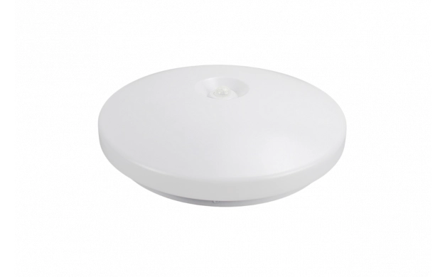 LED vanjska stropna svjetiljka bijela PIR-SENSOR 2xE27 grlo