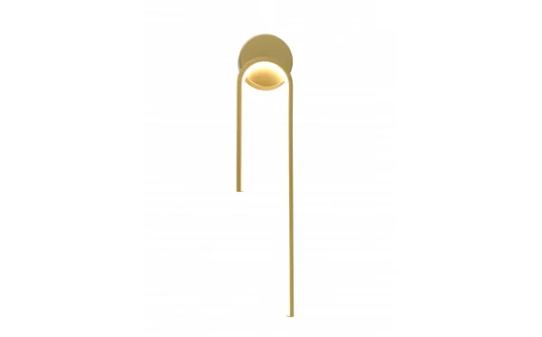 LED stropna/zidna lampa 10W satensko zlatna