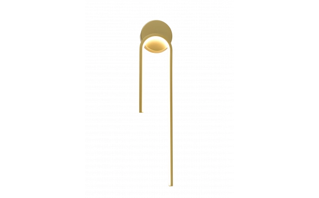LED stropna/zidna lampa 10W satensko zlatna