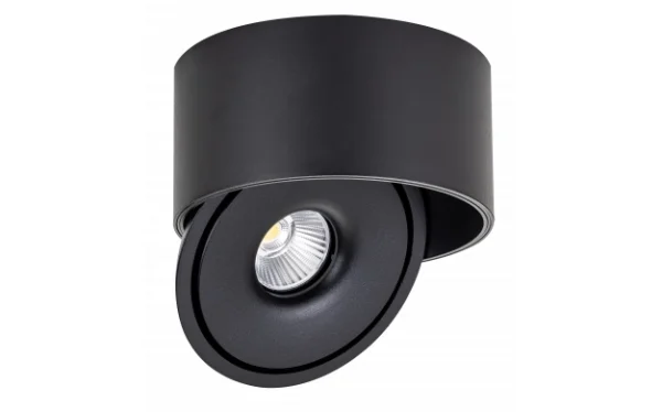 LED COB Downlight 20W OKRUGLA ROTIRAJUĆA CRNA - BRIDGELUX