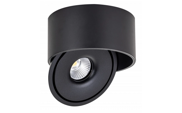 LED COB Downlight 20W OKRUGLA ROTIRAJUĆA CRNA - BRIDGELUX